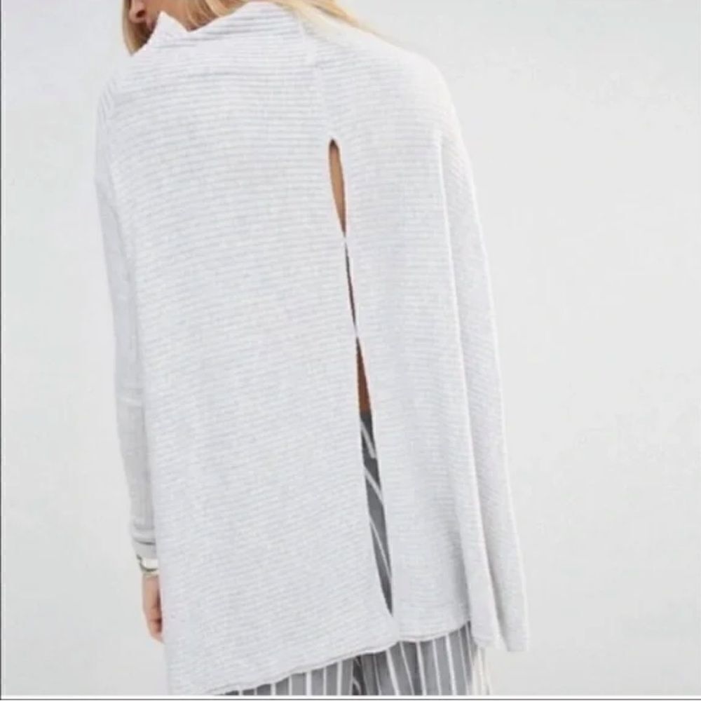 Free People Lover Rib Split Back Pullover- see description - Picture 2 of 16